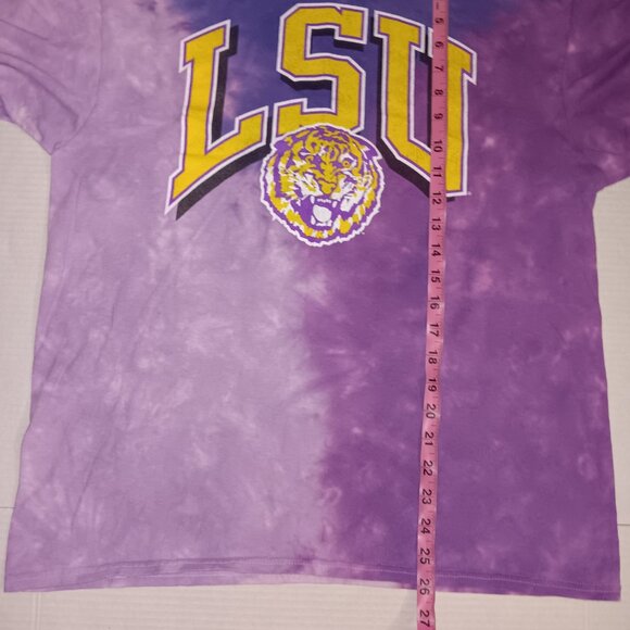 47 VINTAGE TUBULAR TIE-DYE LSU COLLEGE TEE - Picture 5 of 8